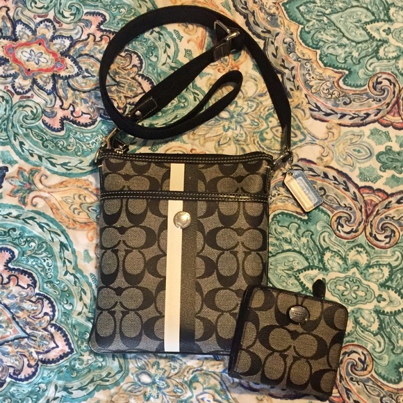 Coach Handbags - Coach Crossbody and Wallet Set